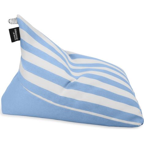 Puff Pirámide Toldotex Azul Cielo para Exterior o Interior M Azul Cielo