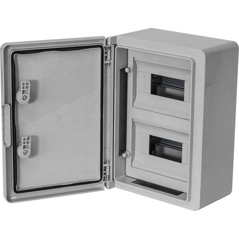 Armario distribución ABS 24 módulos (12x2) 300x400x170mm. Puerta Opaca