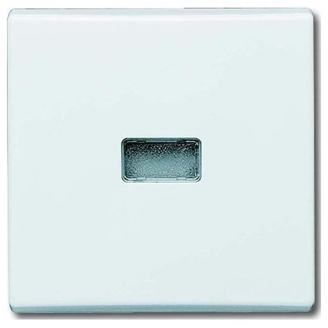 BUSCH-JAEGER 2107-34 PLAQUE DE RECOUVREMENT, COMMUTATEUR INVERSEUR DE CONTRÔLE, BLANC ALPIN, PROTÉGÉ CONTRE L'EAU IP44