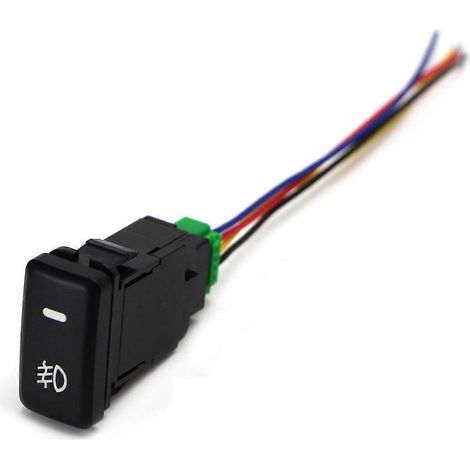 Interrupteur étanche pour phares antibrouillard à 4 fils pour lumière blanche -- (1/5)