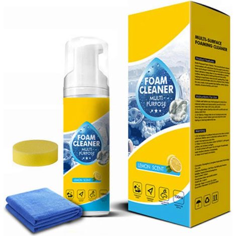 Nettoyant détachant pour sièges en cuir, séchage rapide, kit essentiel pour l'entretien automobile (1/5)
