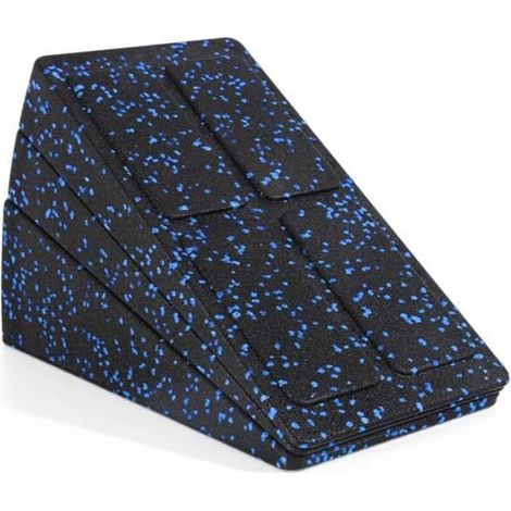 (Noir et bleu) Pédale inclinable, extenseur de mollets, angle d'inclinaison réglable, convient aux salles de sport et aux entraînements à domicile (1/5)
