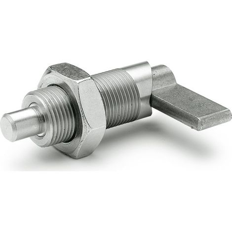 Ganter Norm elementi  Rast legame – GN 612 – 8  Bulloni diametro: 8 mm  1 pezzi, argento, GN 612-8-M16-AK-NI