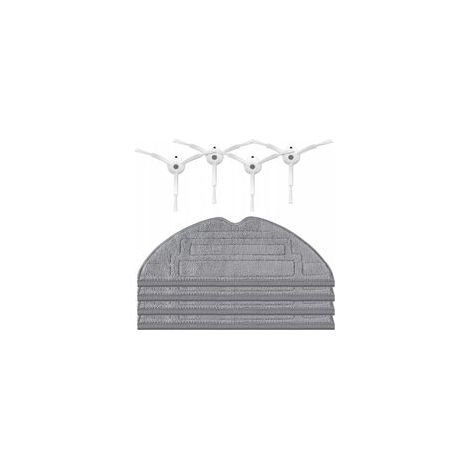 Ensemble de brosses et serpillières blanches pour RoboRock S8, S8 Max et S8 Ultra (1/5)
