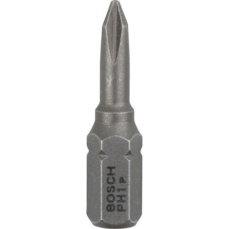 Bosch Professional PH1 - Punta per cacciavite, Blu/Rosso, 25 mm, 3 pezzi (1/4)