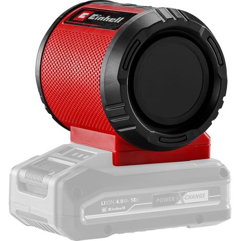 Einhell Enceinte de chantier sans fil TC-SR 18 Li BT-Solo PXC (18V, 85 dB max., Bluetooth, prises AUX/USB, panneau de commande intuitif) Livré sans Batterie ni Chargeur (1/5)