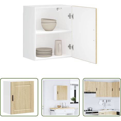 Wandregal - Küchen-Hängeschrank Porto Sonoma-Eiche Holzwerkstoff (1/5)
