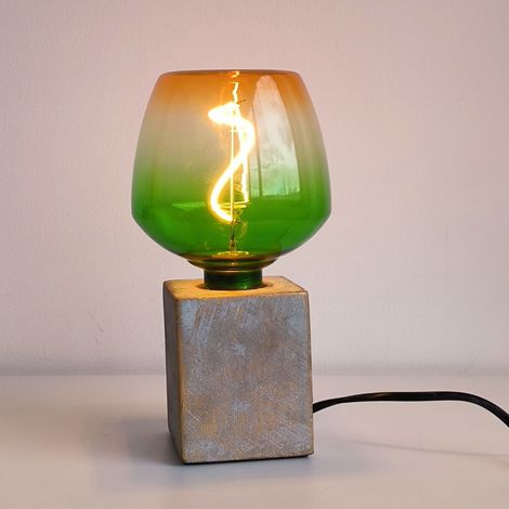Lampadina Decorativa Filamento Led E27 4w 1800k Sfumatura Verde e Arancione
