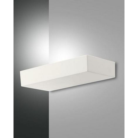 Applique Murale Led Emma 41W 3750Lm 3000K En Aluminium Blanc, Design Moderne Et Élégant Pour Un Éclairage Intérieur Haute Performance
