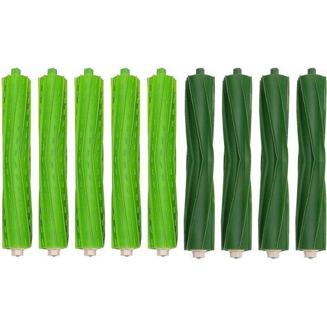 Brush Roll Set of 4 for iRobot Roomba i7/i8 Vacuum Cleaner - Multi-Surface Rubber Brushes - Length 185mm (1/5)