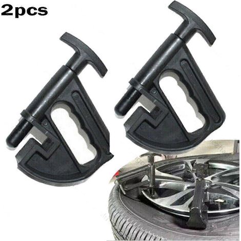 pièces Démonte-pneu de voiture, pince de montage de pneu, outil de pression de talon, adaptateur de clip de jante, accessoires noirs (1/5)