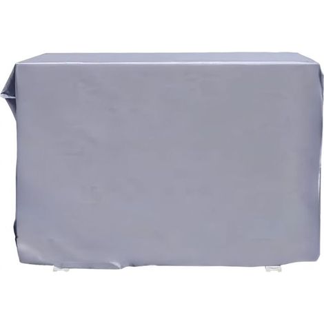 Housse Climatiseur Extérieur, Plus épaisse Climatiseur Protection Extérieure, Anti Poussière Anti Neige Imperméable Résistant Au Soleil Housse Climatiseur Protection, Gris(96 40 70 cm)