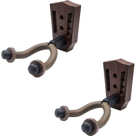 2-teilige ABS-Gitarrenwandhalterung, abnehmbarer Gitarrenständer, Wandhalterung für klassische Gitarren, E-Gitarren, Akustikgitarren und Ukulelen, robuste Montage