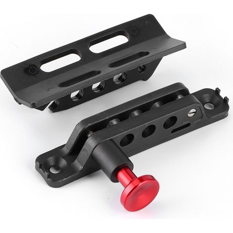 Support de montage réglable pour extincteur, compatible avec Jeep Wrangler Sport/JK/Sahara (rouge). (1/5)