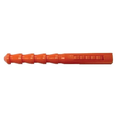Chevilles universelles polyéthylène coloris orange diamètre 14 en boîte de 20