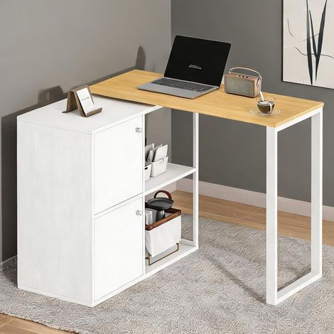 Bureau en panneau de particules MDF 150 x 40 x 75 cm (1/5)