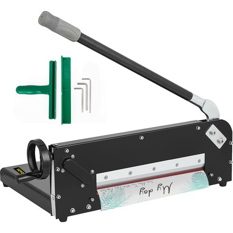 VEVOR A4 Paper Guillotine 12" Taglierina per Carta di Larghezza Tagliacarte Manuale per Impieghi Gravosi Taglierina per Fascette con Chiusura di Sicurezza a Morsetto per lhome office