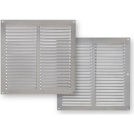 REJILLA VENT 250X250MM SIN BORDE FEPRE ALU ALUMINIO NATURAL