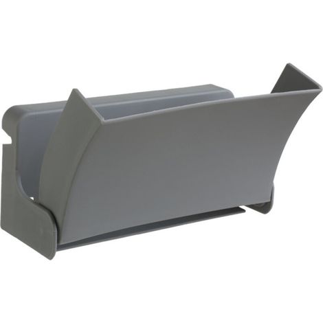 Lntyq Support Chaussure Mural Pliable étagères - rangement chaussures 22.5X13.5X10.5CM pliable mural pour étagère murale, sans perçage, cintre à couloir et couloir, économiser de l'espace, gris, 1 piè