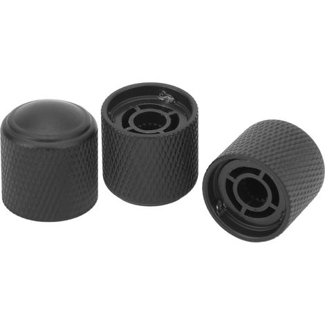 Boutons de Commande en Alliage pour Guitare - Réglage Volume, Ton et Sélecteur - Noir - Accessoires Électroniques (1/5)