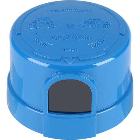 Capteur de mouvement photocellule interrupteur automatique crépusculaire pour luminaires extérieurs étanche IP44 (1/5)