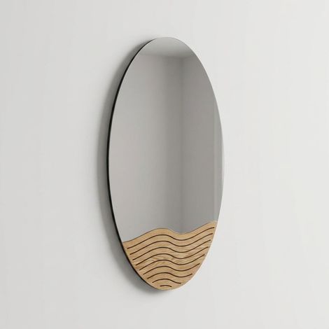 Espejo de pared decorativo de MDF y vidrio Lines (1/5)