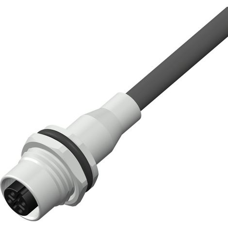 Connecteur industriel pré-câblé RS PRO 4 conducteurs , M12 Femelle, 2m ( Prix pour 1 )