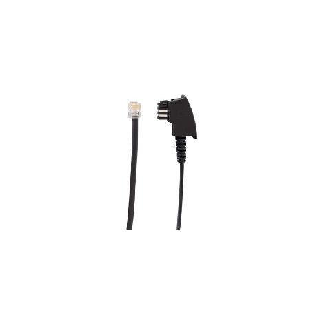 Rutenbeck Adapterkabel line21-ADAP TAE/UAE, schwarz, 0,5 m