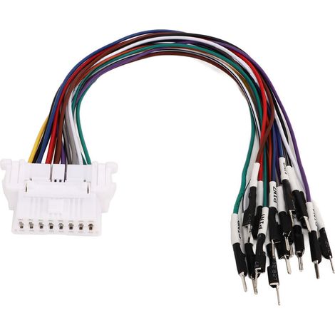 Jeffergarden Câble de connecteur OBD2 16 broches, suppression des codes de dépannage sans soudure, adaptateur de cavalier de diagnostic (1/5)