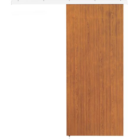 HOMCOM Porta Scorrevole 90x210 cm con Kit Montaggio Impermeabile