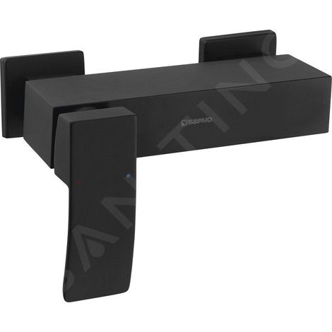 Sapho Ginko - Mitigeur de douche, noir mat 1101-11B (1/4)