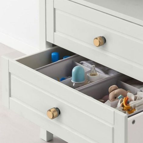 Bouton De Meuble - Métal Antirouille - Pour Tiroirs Armoires Commodes Cuisine - 2 Pièces (1/4)