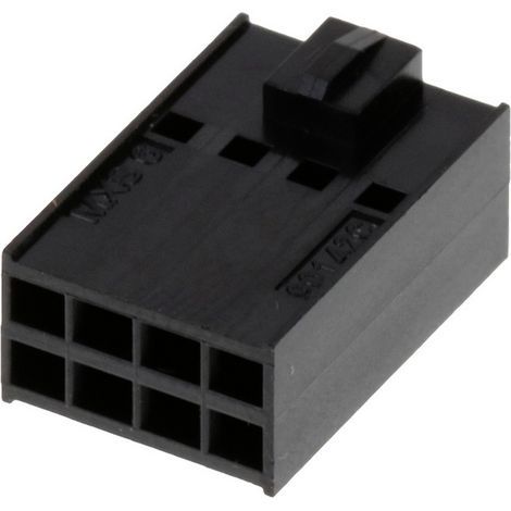 Molex Buchsengehäuse-Kabel Polzahl Gesamt 8 Rastermaß: 2.54 mm 901420008 1 St. Bag (1/2)