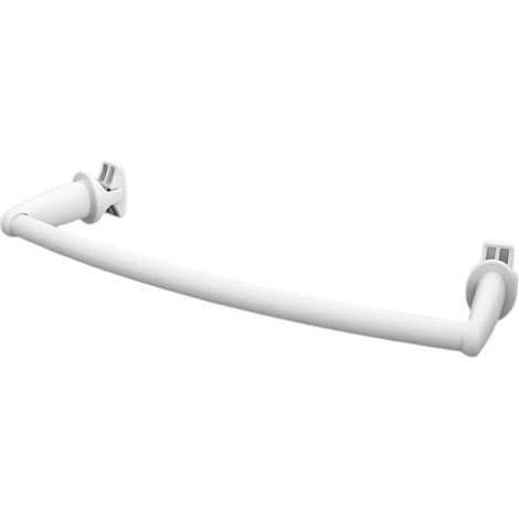 Porte-serviettes universel pour radiateur sèche-serviettes cintré - 340mm - Blanc (1/3)