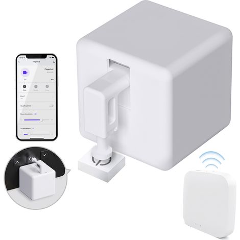 Smart Fingerbot – Actuador de botón inalámbrico – Compatible con Google Home, Tuya y Gateway – Control por voz y temporizador – Automatización del hogar sencilla