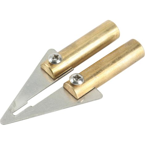 Agrafeuse chauffante, outil de réparation plastique, accessoire pour pare-chocs de voiture, soudure, repassage, couteau chaud droit diagonal (1/5)