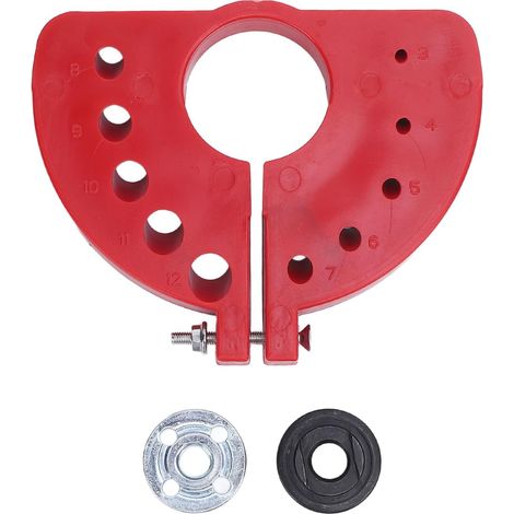 Accessoire d'affûtage de foret pour meuleuse d'angle, multi-spécifications, accessoire de meulage de foret de 3 à 12 mm, compact et portable pour l'entretien n'importe où (Rouge) (1/5)