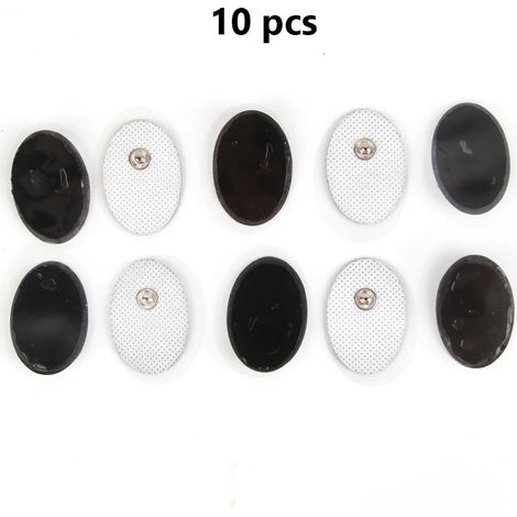 Packung mit 10 selbstklebenden EMS-Elektroden mit gepulstem Gel für Physiotherapie, elektrische Muskelstimulation und Körpermassage  04447-AquaForge