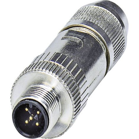 CONNETTORI PER SENSORI/ATTUATORI M12 CONFEZIONE: 1 PZ PHOENIX CONTACT SACC-M12MS-5PL SH 1424658 (1/3)