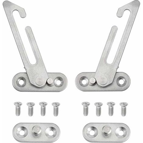 Set of 2 Window Regulators - 304 Stainless Steel - with Screws - Fits Left and Right Window MUMU (1/4)