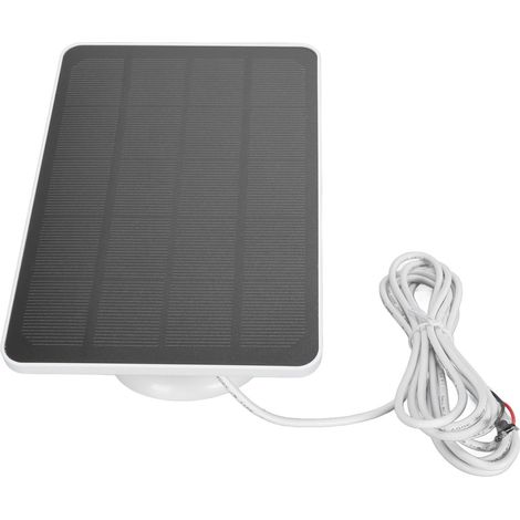 Chargeur solaire pour caméra Google Nest, support réglable, câble de charge de 3 m (9,8 pi) pour sonnette vidéo 3/4 Plus et 2/3+ CSP4W-U-W (1/5)