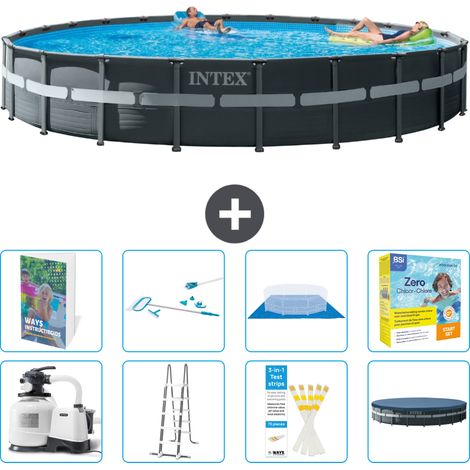 Intex Piscina Ultra XTR Rotonda - 732x132 cm - 9-pezzi  S550 (1/4)