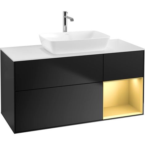 Villeroy & Boch F831HFPD Armoire sous lavabo Finion F83 (1/2)