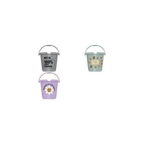 Cubo keeeper ilvie capacidad 10 litros diseño floral