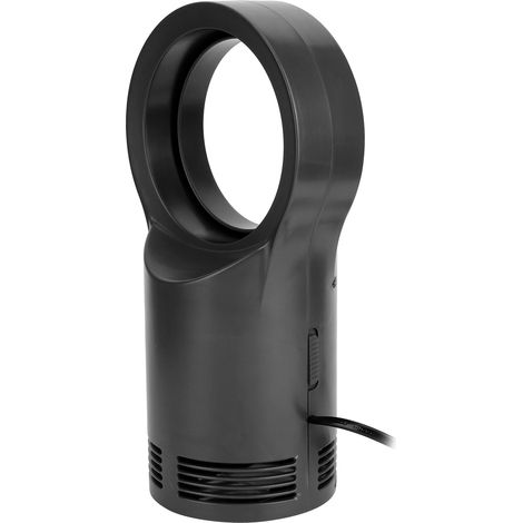 Mini radiateur électrique 400 W sans balais, petit chauffage d'appoint portable pour la maison, le bureau ou la chambre, noir, prise UE 220 V (1/5)
