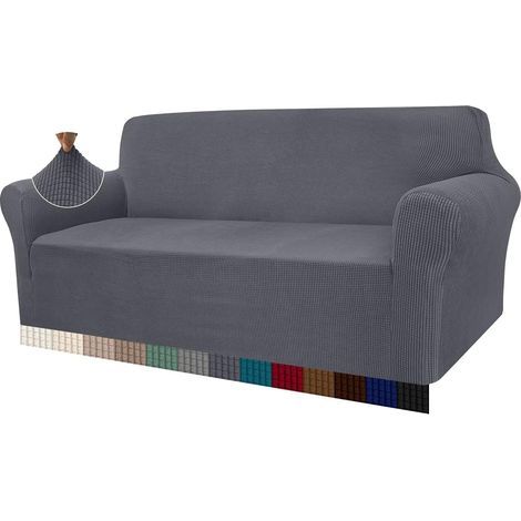 Housse de canapé élastique en Jacquard pour salon - Protection contre les animaux (1/5)