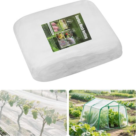 Filet Anti Insecte Filet Anti Insecte pour Potager Filets pour Jardin pour la Protection des légumes des Fruits et Fleurs 3 x 10 m (1/4)