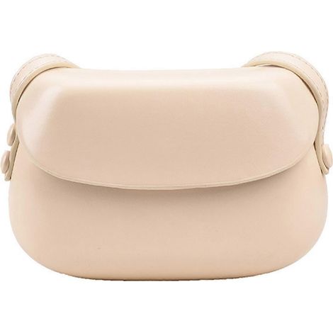 Satteltasche aus PU-Leder, Umhängetasche im Retro-Stil, schlichte kleine Schultertasche für Damen, Accessoires