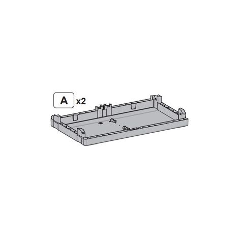 R (AX2) X ARMADIO TERRY ARDESIA 2 ANTE CM 68X39XH172 CAB2680- 1,0 pz