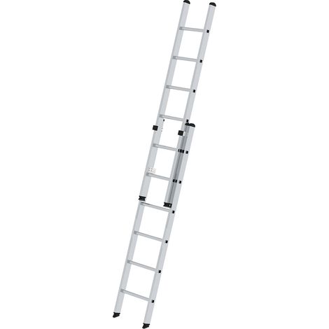 Günzburger Steigtechnik Echelle coulissante à échelons 2 pièces sans traverse 2 x 6 échelons - 020206 (1/5)